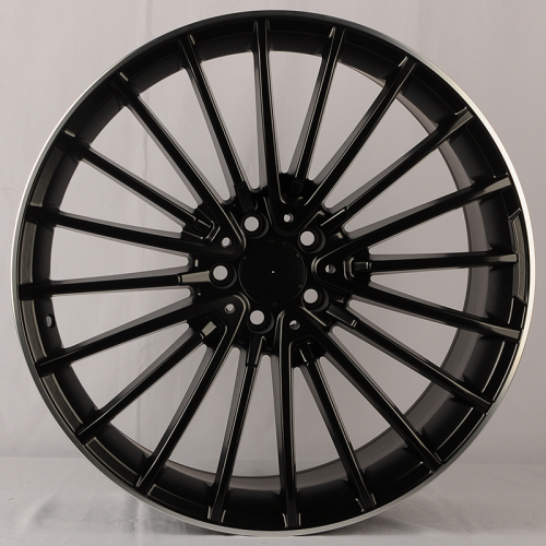 KoKo Kuture 0235 10.0x21/5x112 D66.6 ET46 Satin Black Machined Lip