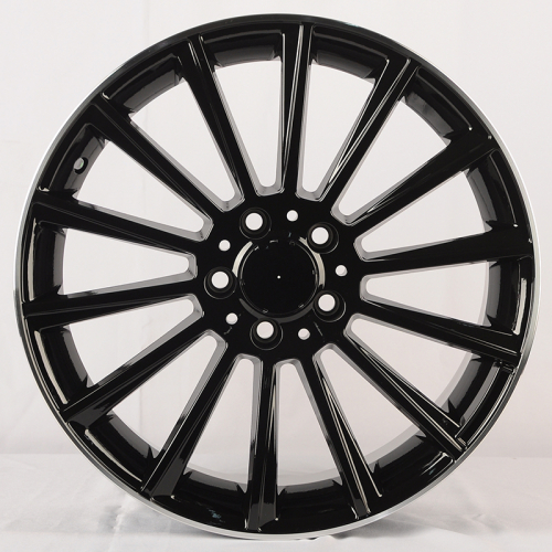 KoKo Kuture 0236 8.0x18/5x112 D66.56 ET42 Gloss Black Machined Lip