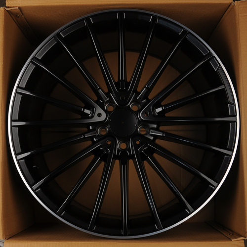 KoKo Kuture 0235 10.0x21/5x112 D66.6 ET46 Satin Black Machined Lip