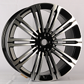  H941D Anzoo H941D 9.5x21/5x120 D72.6 ET49 Black Machine Face