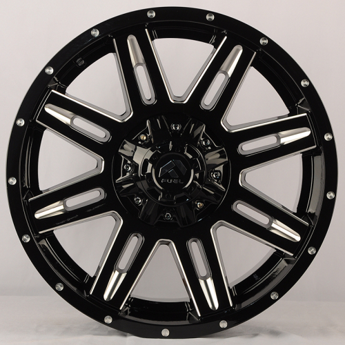 Luistone L903 9.0x20/5x139.7 D77.8 ET0 Gloss Black Milled