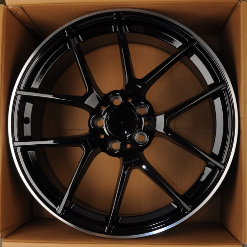 KoKo Kuture 5461 9.0x19/5x112 D66.5 ET40 Gloss Black with Machined Lip