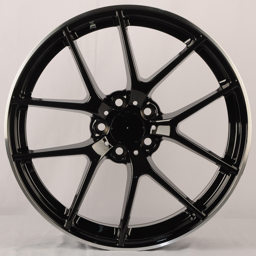 KoKo Kuture 5461 9.0x19/5x112 D66.5 ET40 Gloss Black with Machined Lip