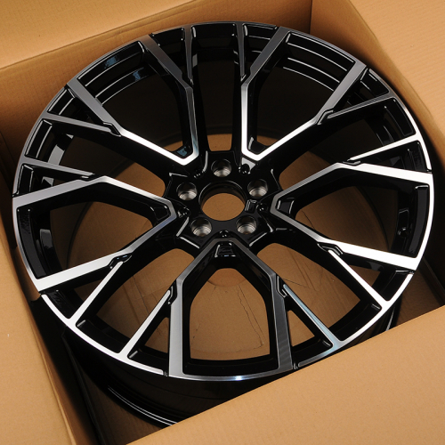 KoKo Kuture 5482 10.5x22/5x112 D66.45 ET43 Glossy Black Machine Face