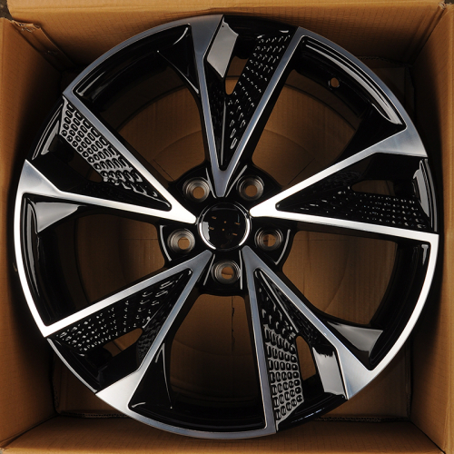 KoKo Kuture D5456 9.0x20/5x112 D66.5 ET30 Black Machined Face