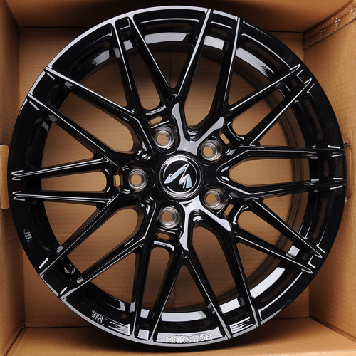Makstton MST FASTER GT 715 8.5x19/5x112 D66.5 ET38 Piano Black with Milling