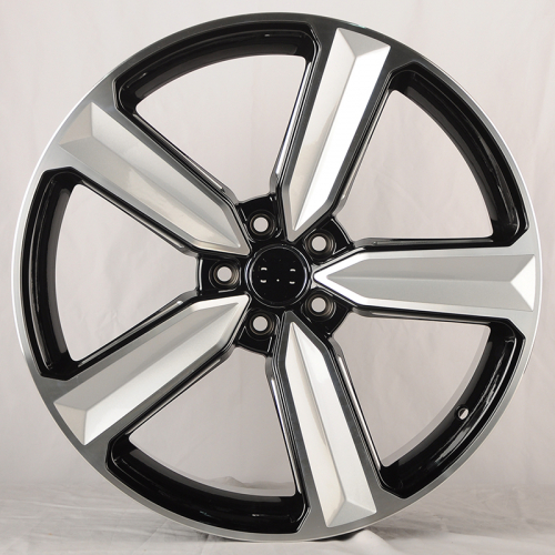 KoKo Kuture 5400 9.0x20/5x112 D66.45 ET30 Gloss Black Machined Face+Milling Window