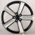 KoKo Kuture 5400 9.0x20/5x112 D66.45 ET30 Gloss Black Machined Face+Milling Window