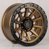  JT127-8 Anzoo JT127-8 9.0x18/6x139.7 D110.1 ET0 Bronze+Matt Black Lip