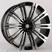  H941D Anzoo H941D 9.5x21/5x120 D72.6 ET49 Black Machine Face