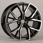  H3010D Anzoo H3010D 9.0x19/5x112 D66.6 ET44 Black Machined Face