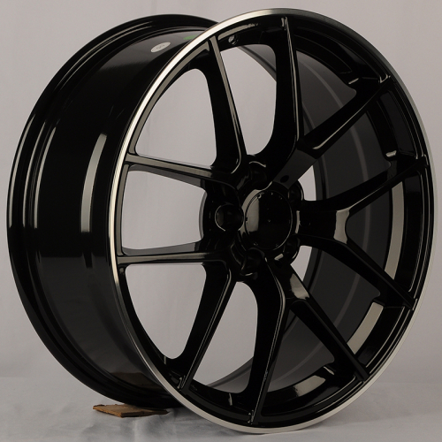 KoKo Kuture 5461 9.0x19/5x112 D66.5 ET40 Gloss Black with Machined Lip