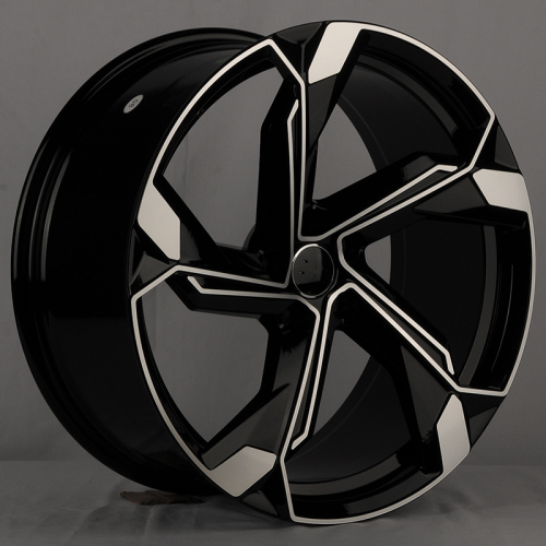 KoKo Kuture 5633 9.0x20/5x112 D66.6 ET30 Gloss Black Machined Face